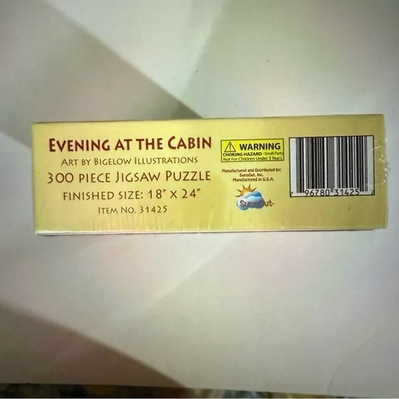 NEW Suns Out Evening at the Cabin Jigsaw Puzzle 300 piece - Picture 4 of 5